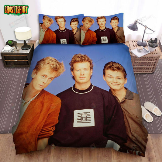 A-Ha Music Band Colorful Photo Bed Sheets Spread Comforter Duvet Cover Bedding Set