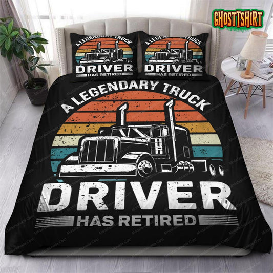 A Legendary Truck Driver Has Retired Bedding Set