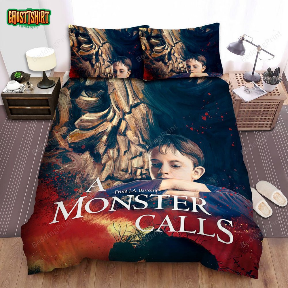 A Monster Calls Conor Poster Bed Sheets Duvet Cover Bedding Set