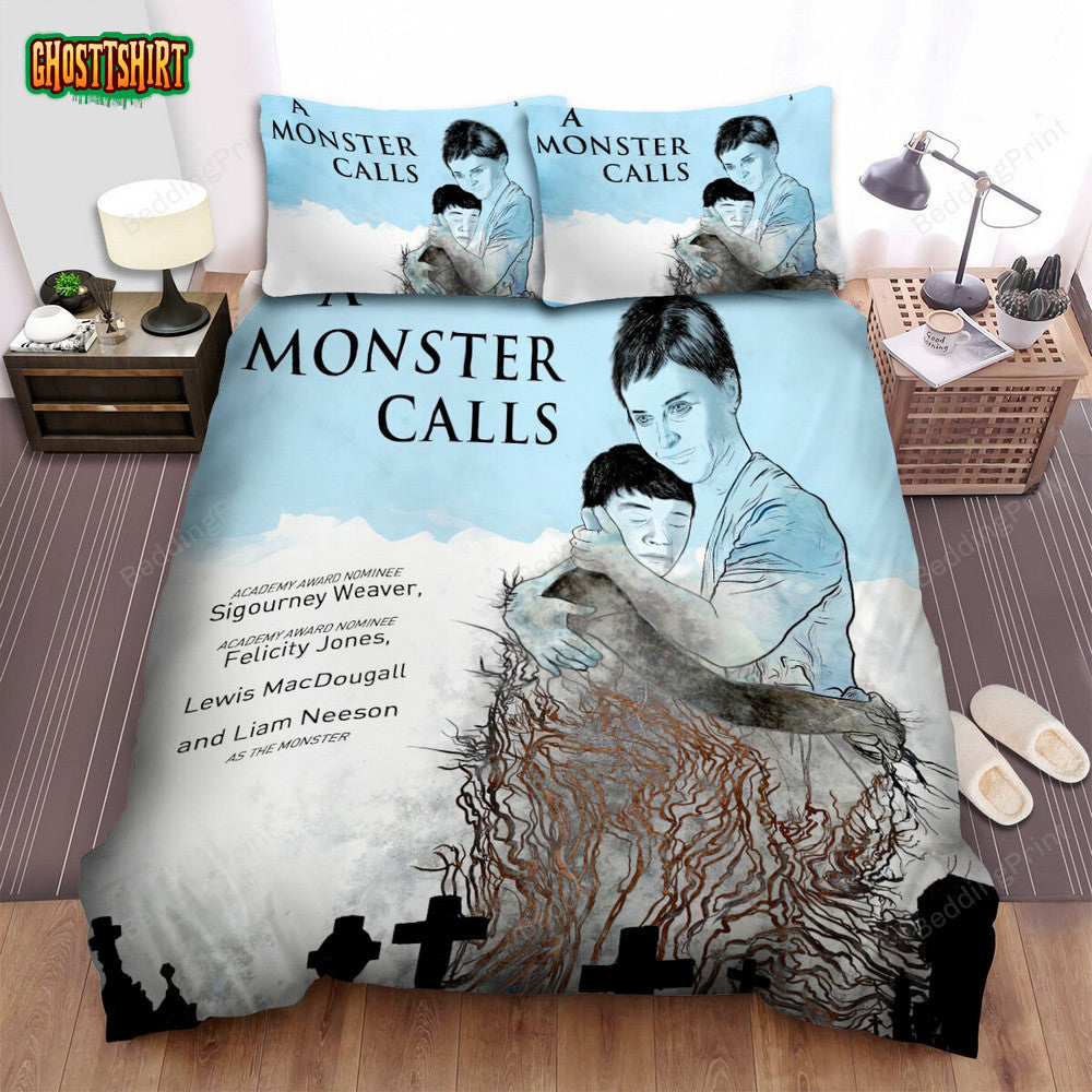 A Monster Calls Movie Art 2 Bed Sheets Duvet Cover Bedding Set