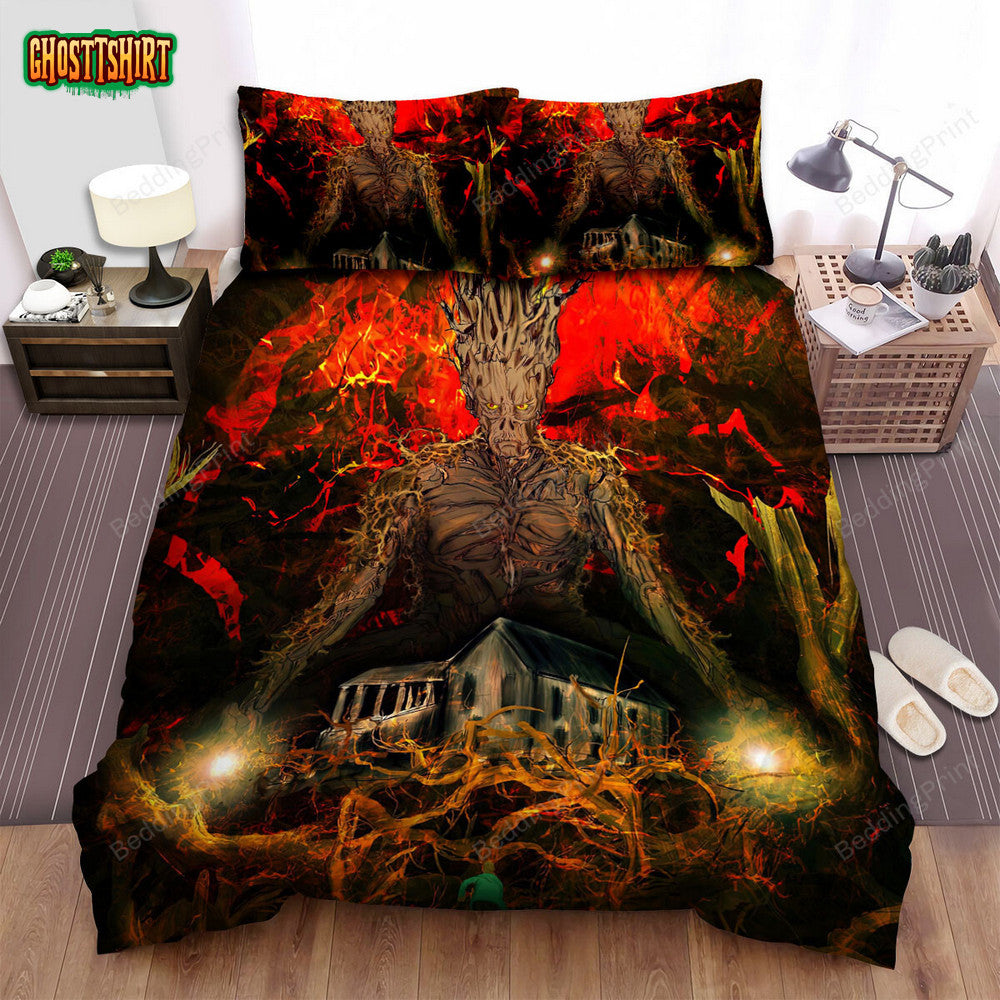 A Monster Calls Movie Digital Art Bed Sheets Duvet Cover Bedding Set