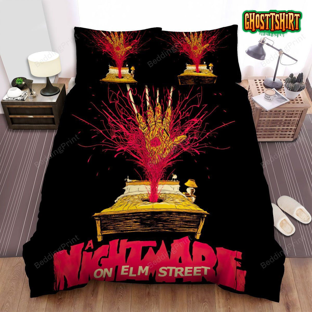 A Nightmare On Elm Street Movie Art Bed Sheets Duvet Cover Bedding Sets Ver