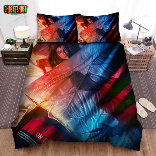 A Nightmare On Elm Street Movie Art Bed Sheets Spread Comforter Duvet Cover Bedding Set Ver 15