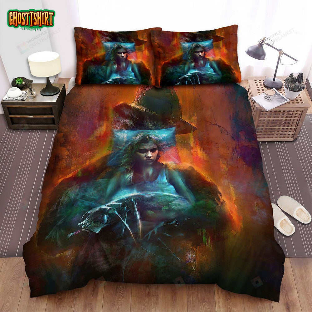 A Nightmare On Elm Street Movie Art Photo Bed Sheets Spread Comforter Duvet Cover Bedding Set