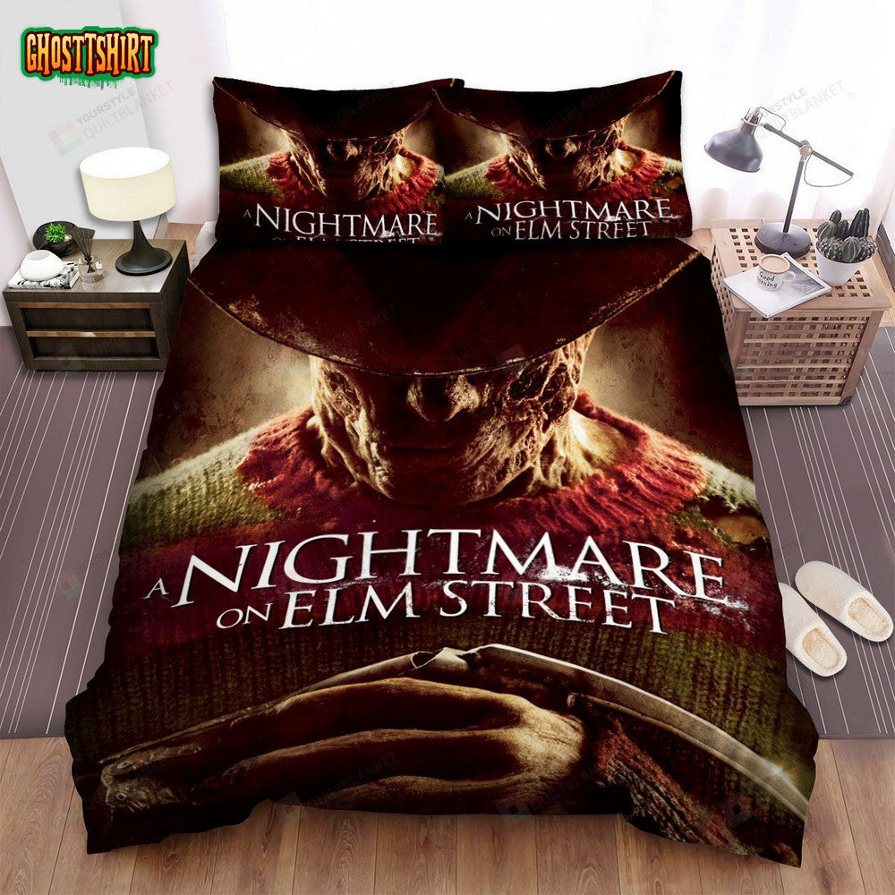 A Nightmare On Elm Street Movie Poster I Bed Sheets Spread Comforter Duvet Cover Bedding Set