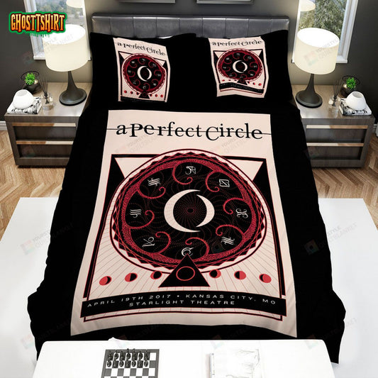A Perfect Circle Poster Bed Sheets Spread Comforter Duvet Cover Bedding Set