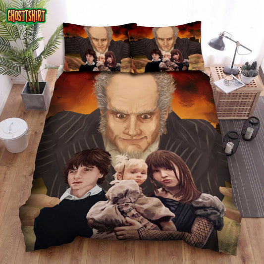 A Series Of Unfortunate Events (2017–2019) Movie Illustration Bed Sheets Duvet Cover Bedding Set