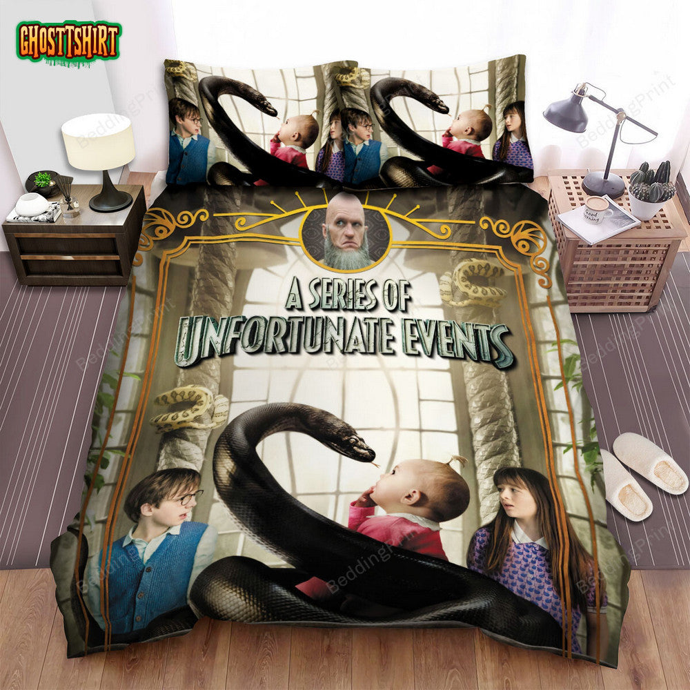 A Series Of Unfortunate Events (2017–2019) The Reptile Room Bed Sheets Duvet Cover Bedding Set