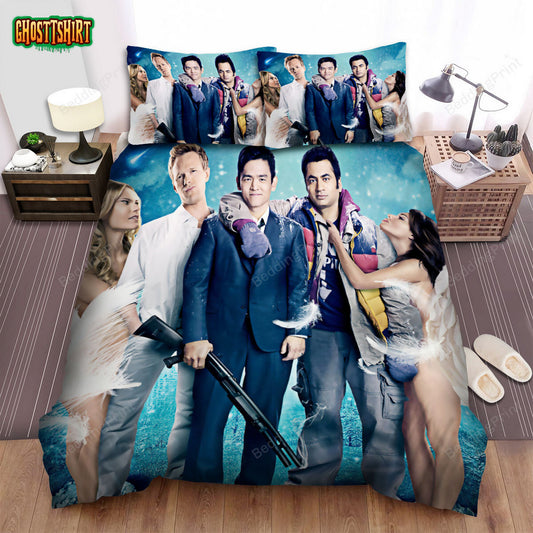 A Very Harold & Kumar Christmas Movie Poster 2 Bed Sheets Duvet Cover Bedding Set