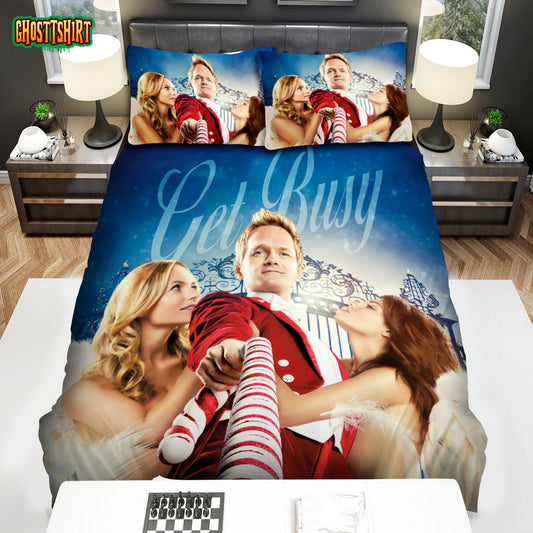 A Very Harold & Kumar Christmas Movie Poster 3 Bed Sheets Duvet Cover Bedding Set