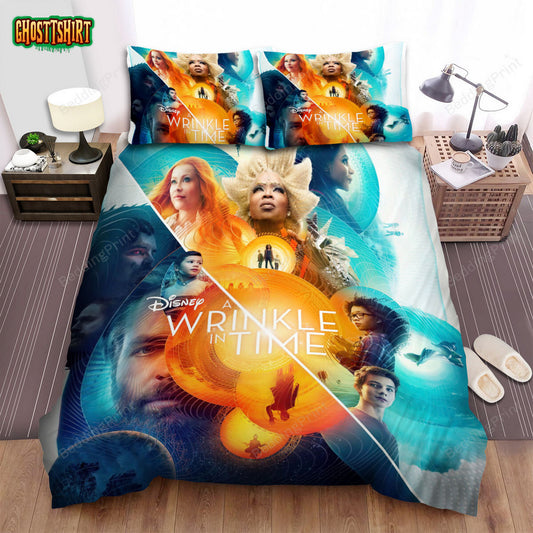 A Wrinkle In Time Movie Poster 3 Bed Sheets Duvet Cover Bedding Set