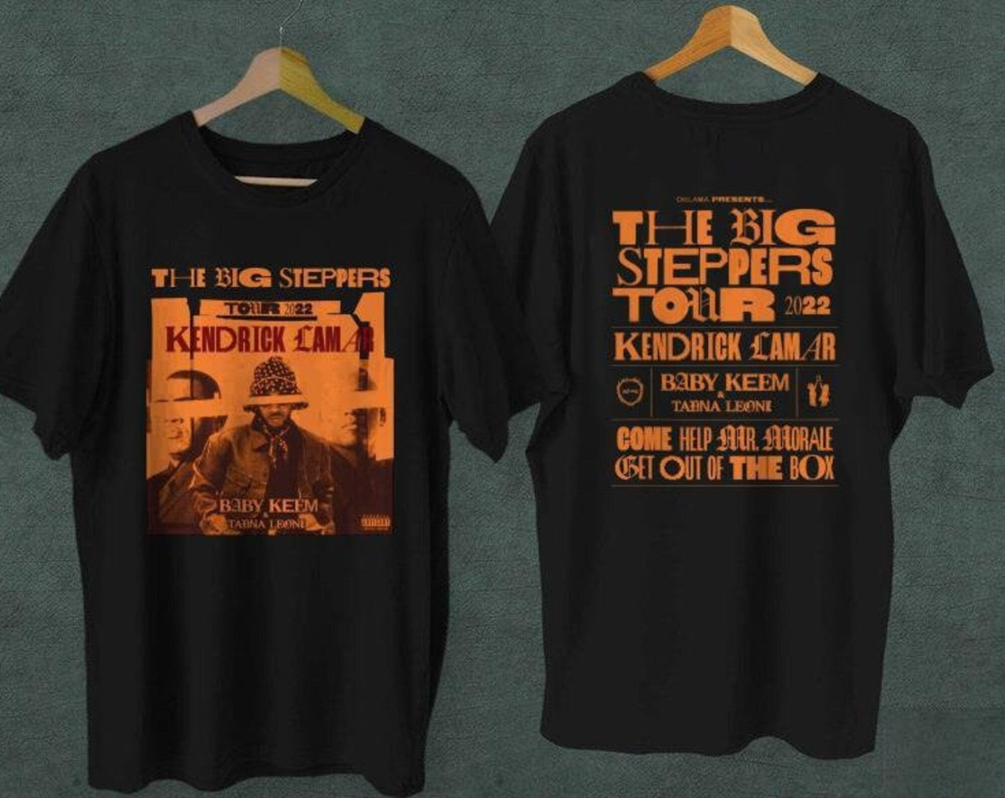 Kendrick Lamar Tour 2022, Kendrick Lamar, Mr. Morale & The Big Steppers Tour Double Sided T-shirt