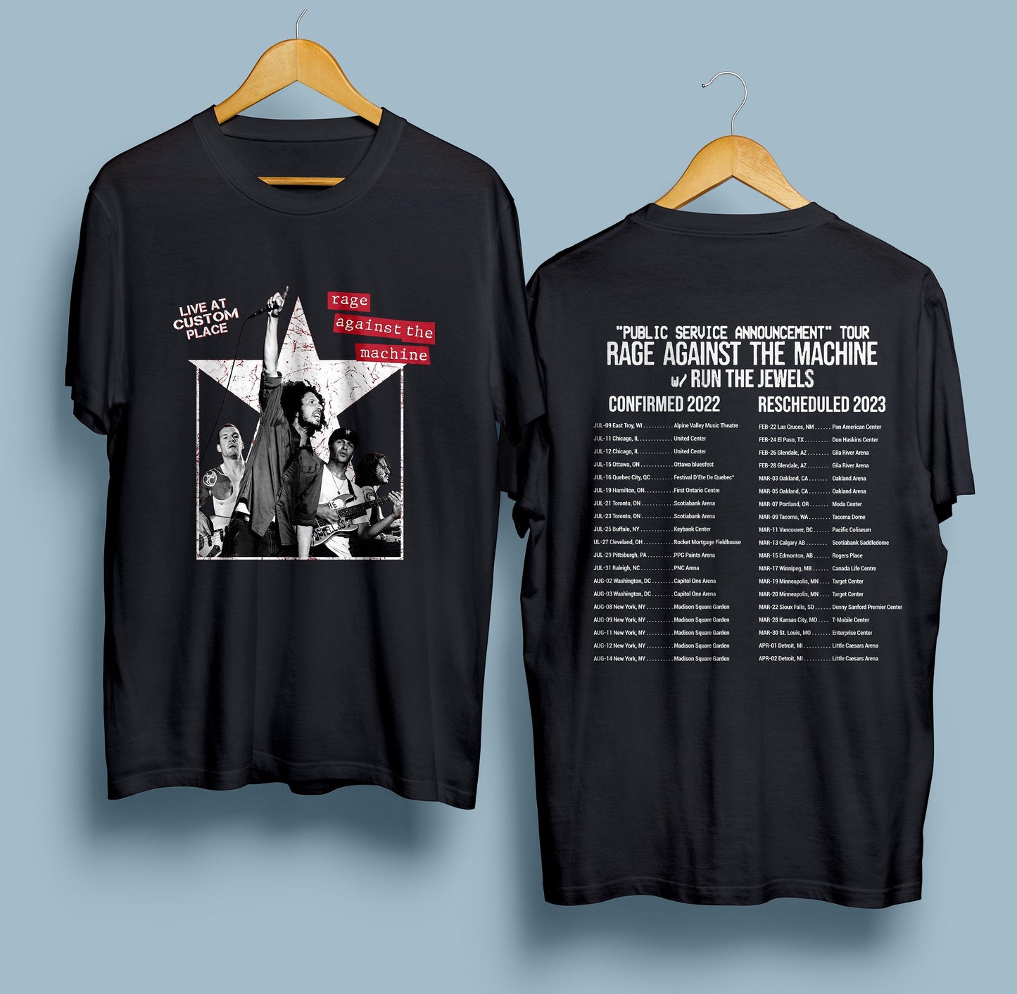 Rage Against The Machine Tour 2022 T-shirt, Rage Against the Machine Shirt