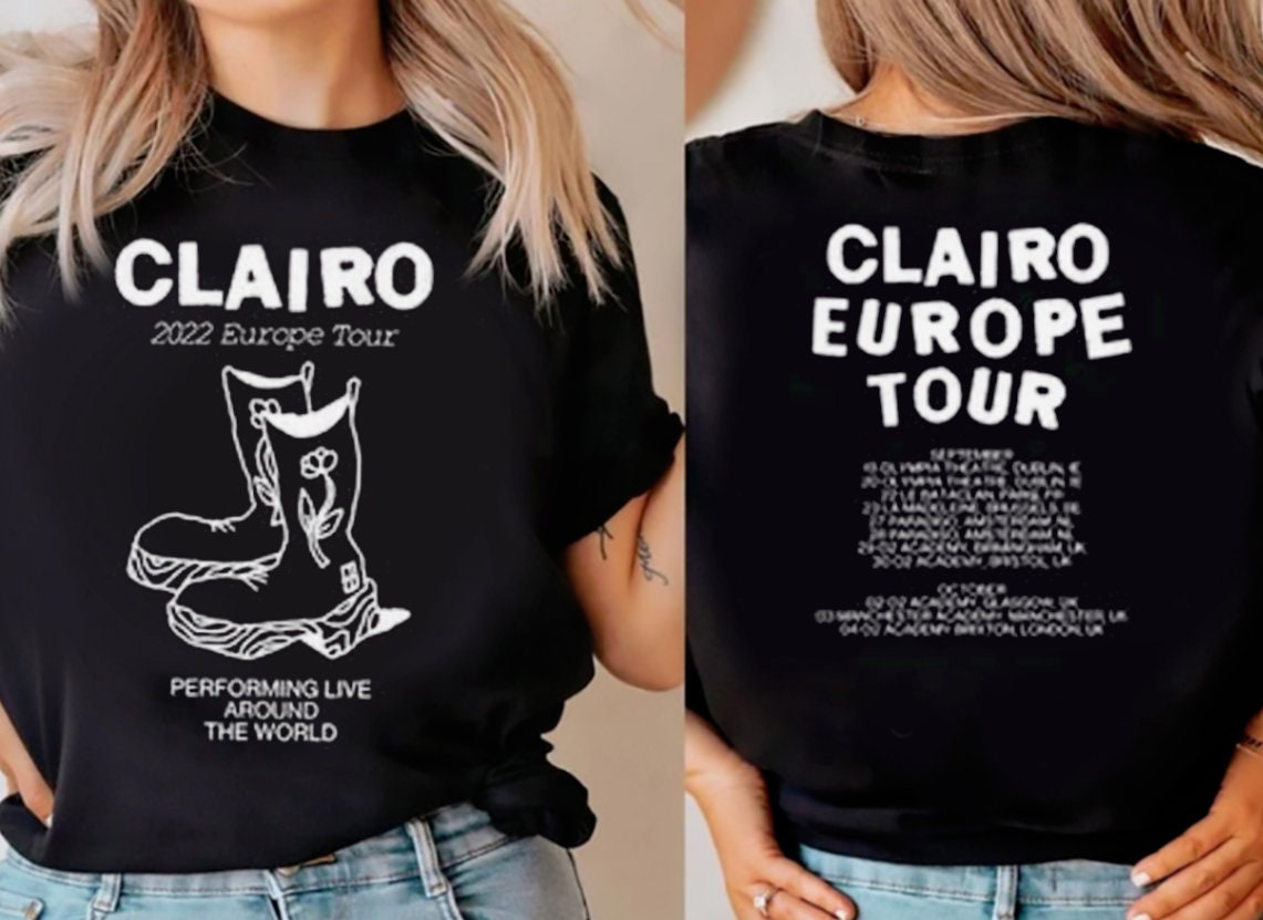 Clairo 2022 Europe Tour, Sling Clairo Double sided tshirt