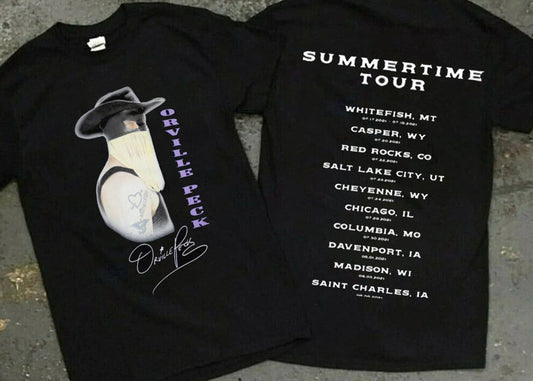 Vintage Orville Peck The Road To Luck Signature T-shirt, Orville Peck T-shirt