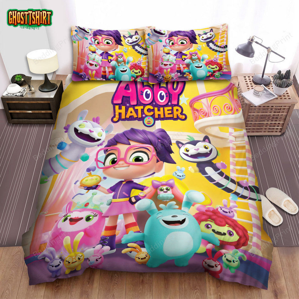 Abby Hatcher All Characters Bed Sheets Spread Duvet Cover Bedding Set