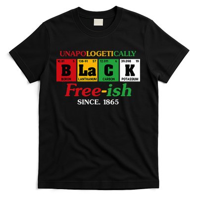 Africa Black Unapologetically Freeish Since 1865 Juneteenth T-Shirt