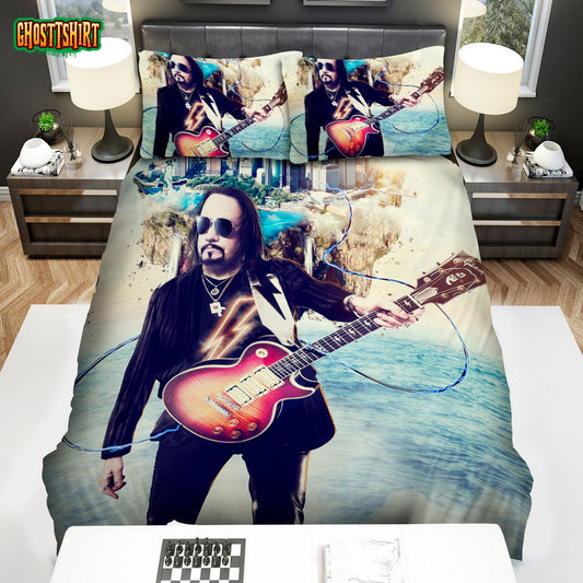 Ace Frehley Origins Vol.1 Album Cover Bed Sheets Spread Comforter Duvet Cover Bedding Set