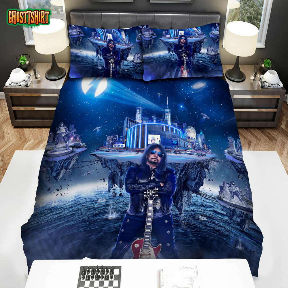Ace Frehley Origins Vol.2 Album Cover Bed Sheets Spread Comforter Duvet Cover Bedding Set