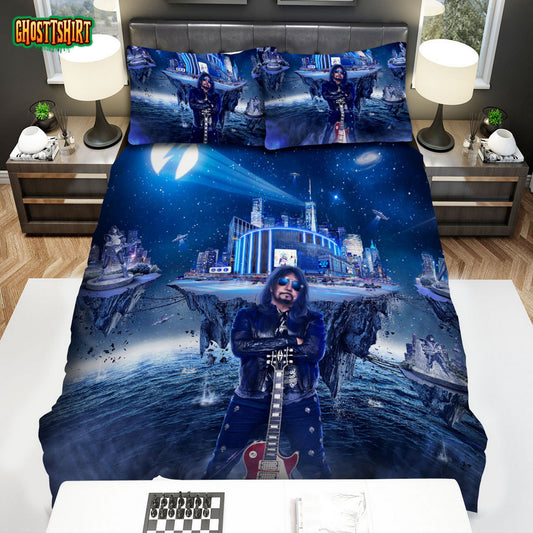 Ace Frehley Origins Vol.2 Album Cover Bed Sheets Spread Comforter Duvet Cover Bedding Set