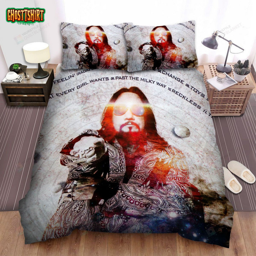 Ace Frehley Space Invader Album Cover Bed Sheets Spread Comforter Duvet Cover Bedding Set