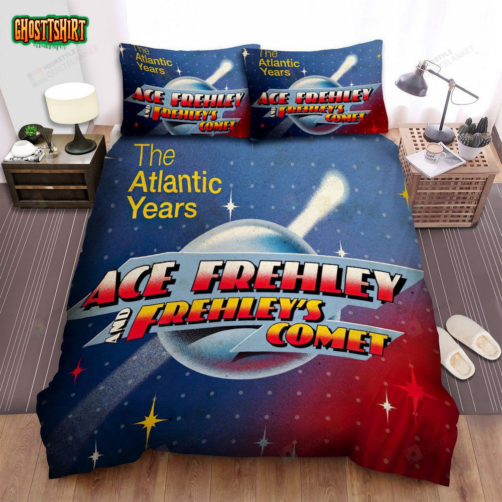 Ace Frehley The Atlantic Years Album Cover Bed Sheets Spread Comforter Duvet Cover Bedding Set