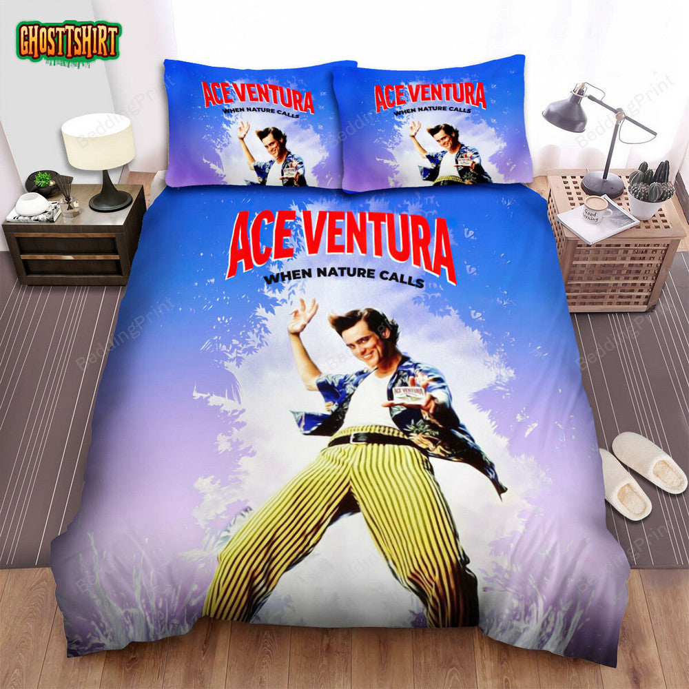 Ace Ventura When Nature Calls (1995) Movie Cover Bed Sheets Duvet Cover Bedding Set