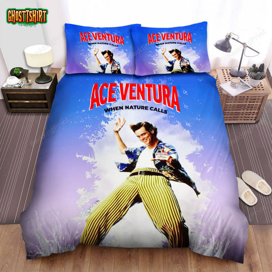 Ace Ventura When Nature Calls (1995) Movie Cover Bed Sheets Duvet Cover Bedding Set