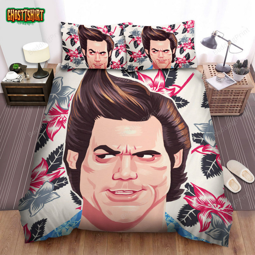 Ace Ventura When Nature Calls (1995) Movie Drawing Bed Sheets Duvet Cover Bedding Set