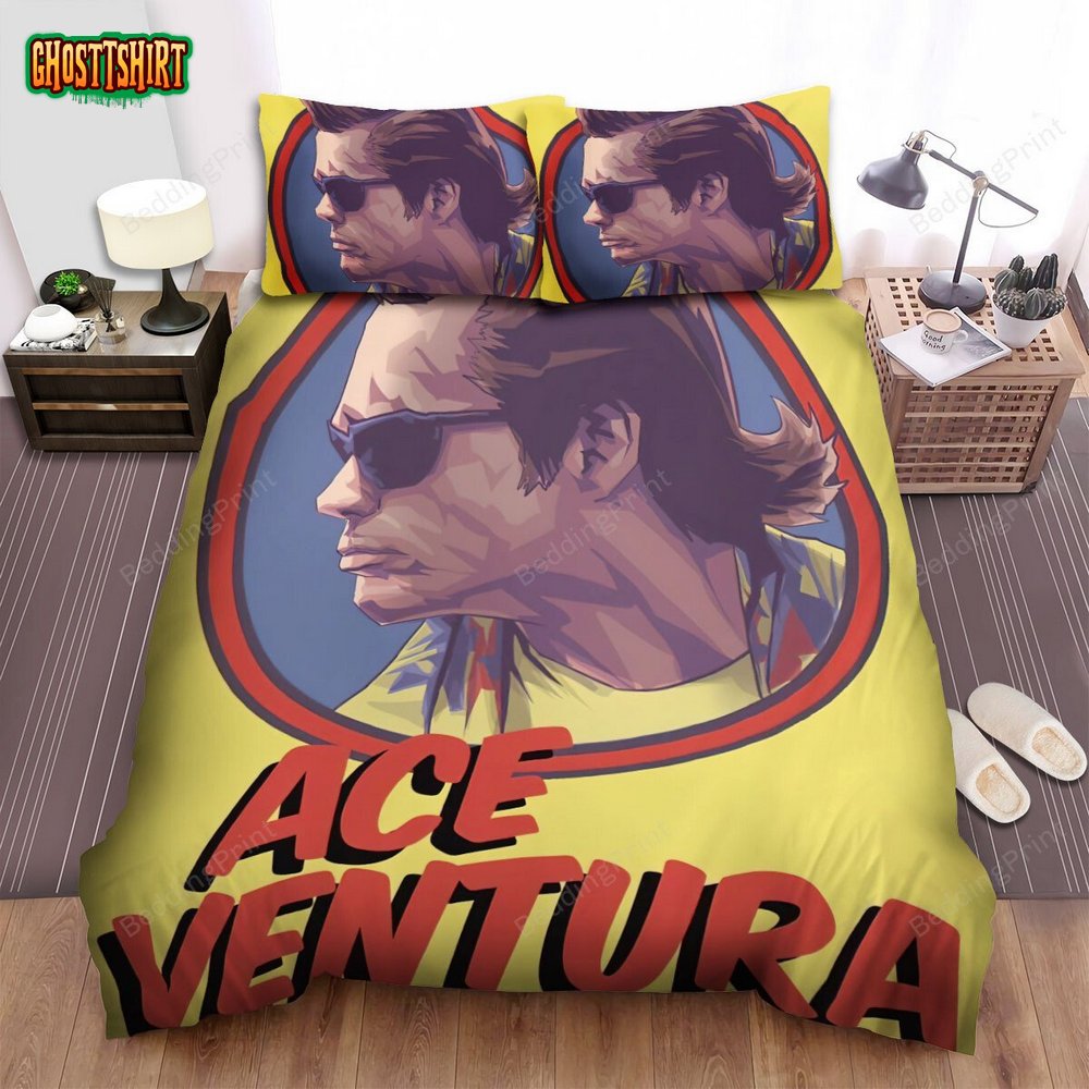 Ace Ventura When Nature Calls (1995) Movie Kim Carry Art Bed Sheets Duvet Cover Bedding Set