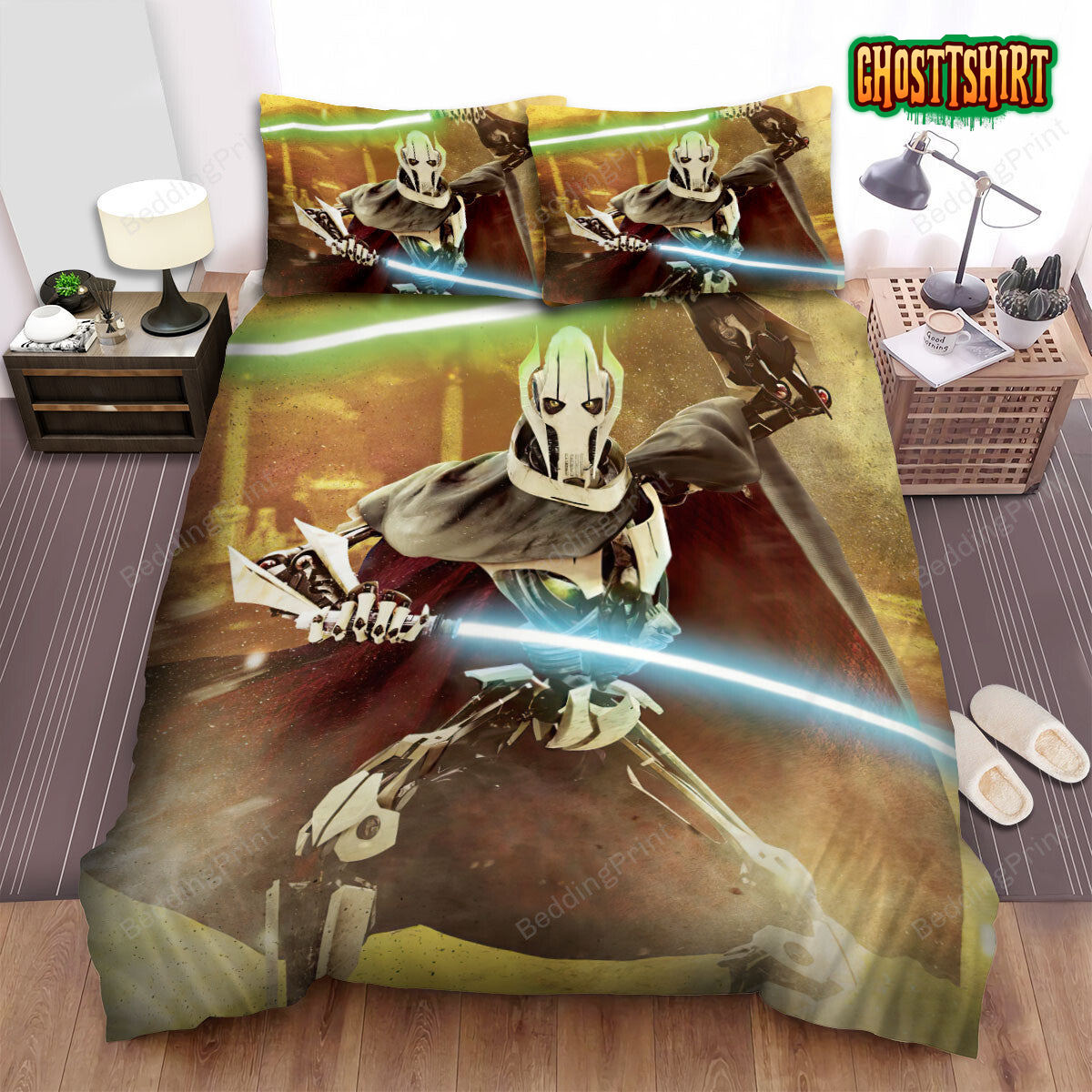 Action Poses Grievous Bed Sheets Duvet Cover Bedding Set