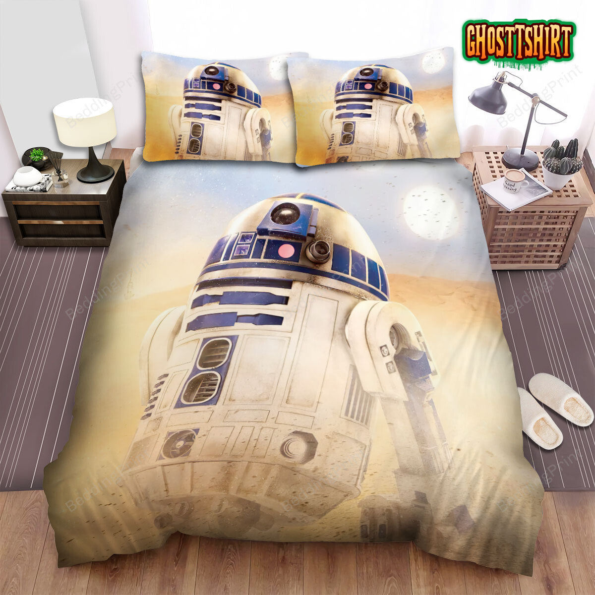 Action Poses R2d2 Bed Sheets Duvet Cover Bedding Set