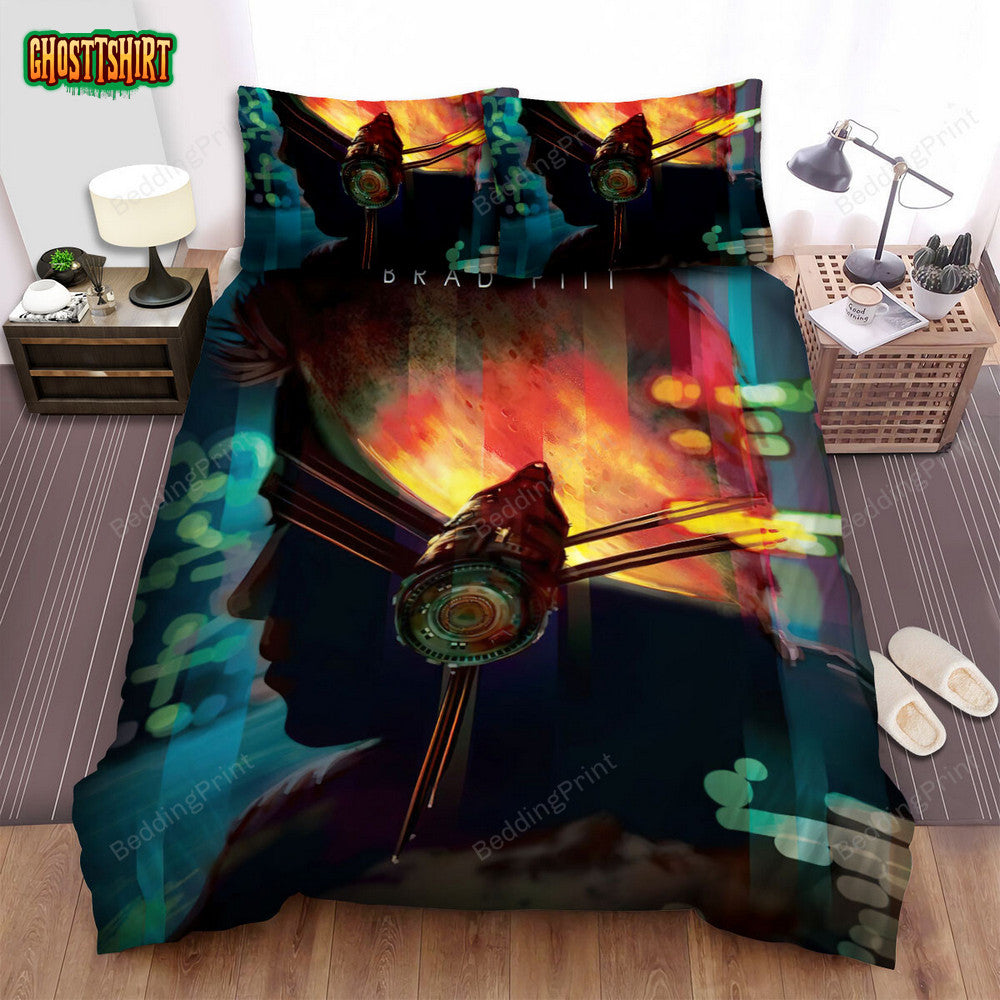 Ad Astra Movie Poster 2 Bed Sheets Duvet Cover Bedding Set