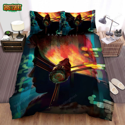 Ad Astra Movie Poster 2 Bed Sheets Duvet Cover Bedding Set
