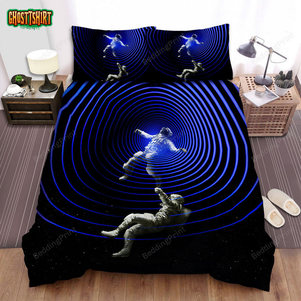 Ad Astra Movie Poster 3 Bed Sheets Duvet Cover Bedding Set