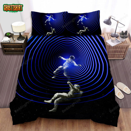 Ad Astra Movie Poster 3 Bed Sheets Duvet Cover Bedding Set