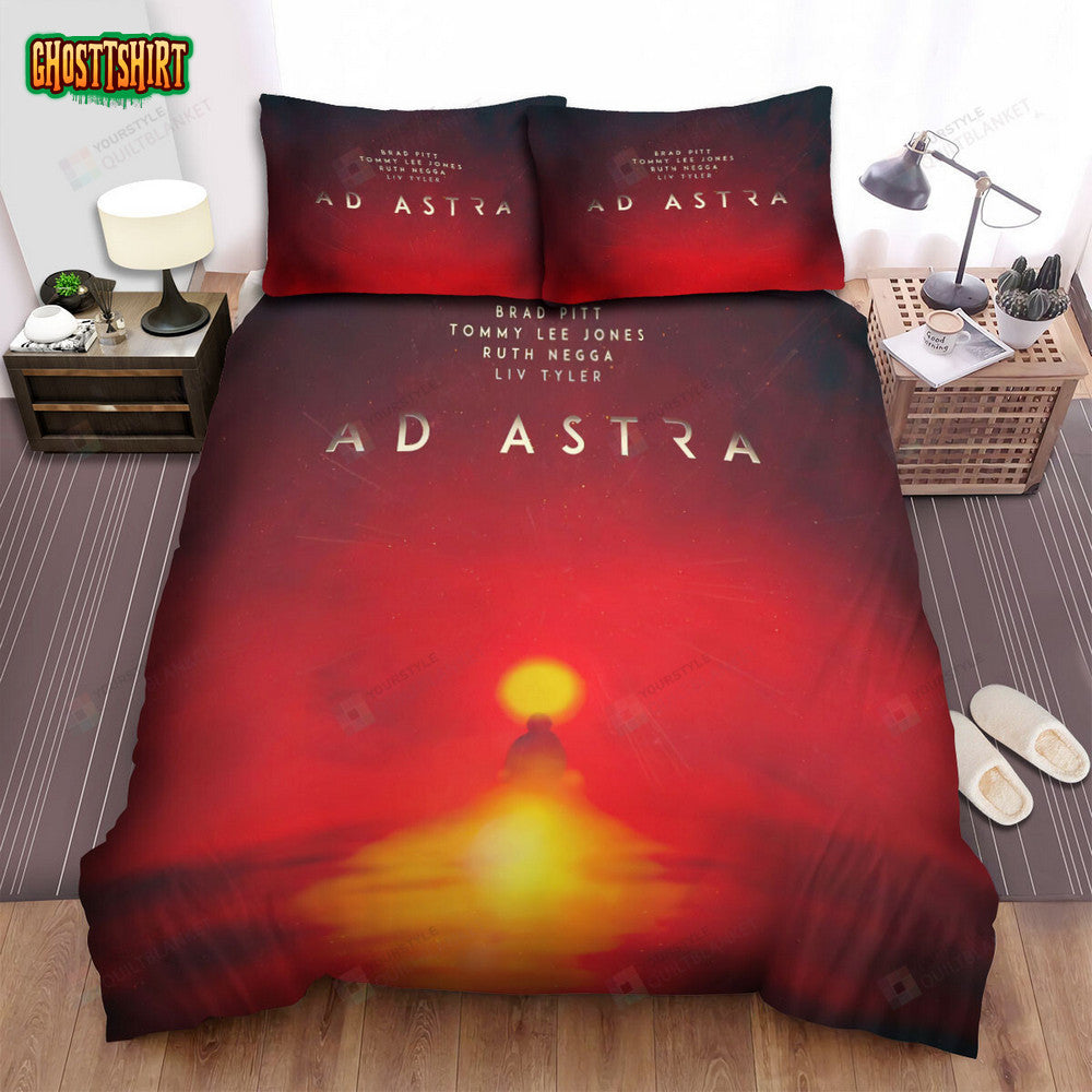 Ad Astra Sunset Poster Bed Sheets Duvet Cover Bedding Set