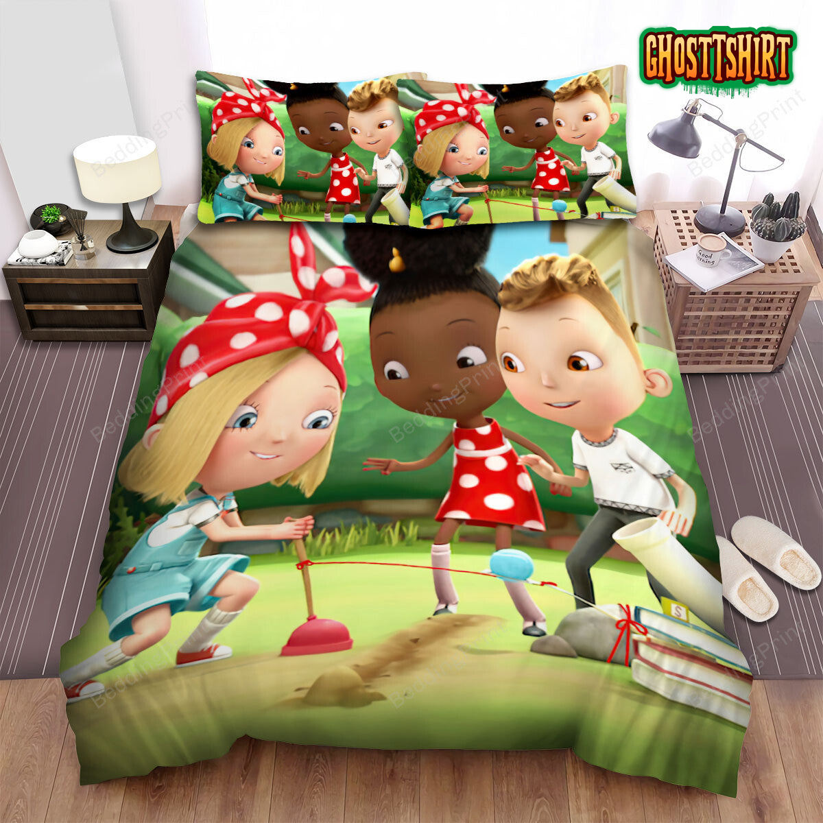 Ada Twist, Scientist Let's Explore Together Bed Sheets Duvet Cover Bedding Set