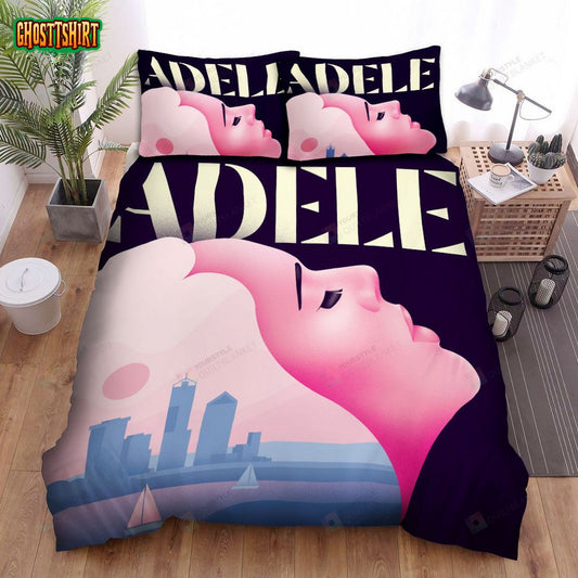 Adele Domain Stadium Concert Poster Bed Sheets Spread Comforter Duvet Cover Bedding Set