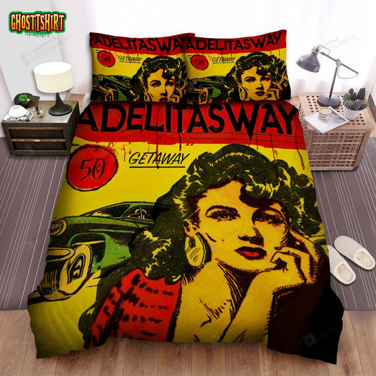 Adelitas Way Music Getaway Album Bed Sheets Spread Comforter Duvet Cover Bedding Set