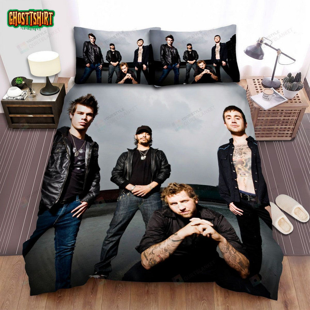 Adelitas Way Music Members Of Band Bed Sheets Spread Comforter Duvet Cover Bedding Set