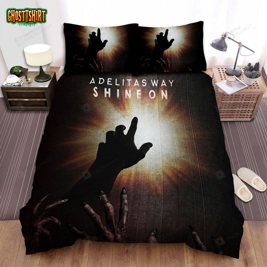 Adelitas Way Music Shine On Album Bed Sheets Spread Comforter Duvet Cover Bedding Set