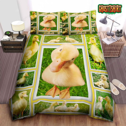 Adorable Baby Duck Bed Sheets Duvet Cover Bedding Set