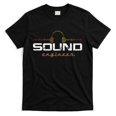 Audio Engineer Music Production Sound Engineer Disc Jockey T-Shirt