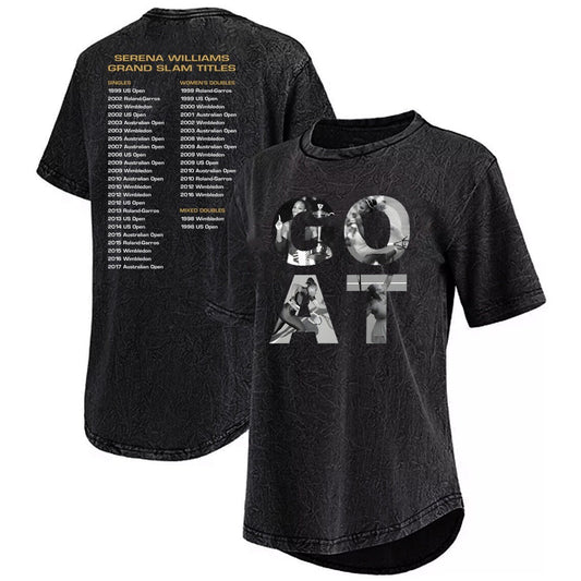 Serena Williams Goat Unisex Mineral Wash T-Shirt