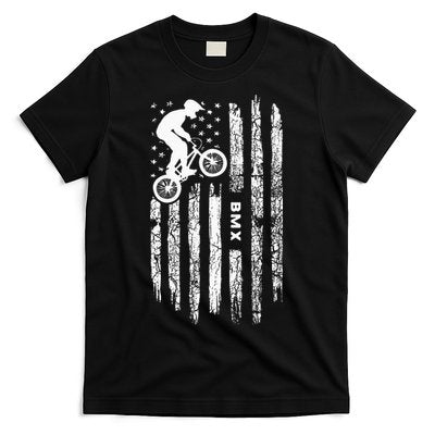 American Flag BMX Clothing BMX Rider Vintage BMX T-Shirt