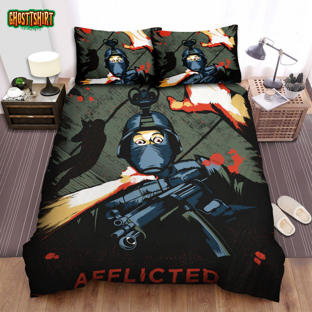 Afflicted (2013) Art Movie Poster 2 Bed Sheets Spread Comforter Duvet Cover Bedding Set