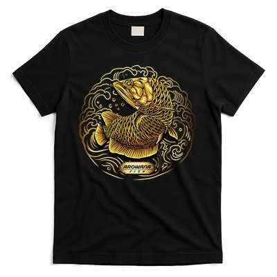 Arowana Fish Gold T-Shirt