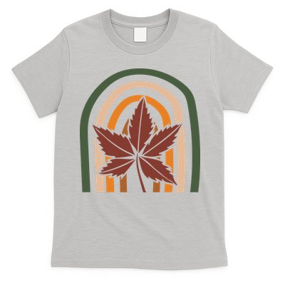 Autumn Fall Retro Rainbow T-Shirt