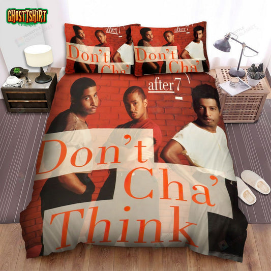 After 7 Music Don't Cha Think Album Bed Sheets Spread Comforter Duvet Cover Bedding Set